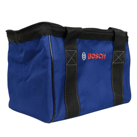 Blue Contractor Tool Bag With Weatherproof 600D Polyester Heavy Duty Handles Easy Grab Carry Self Repairing Nylon Zipper