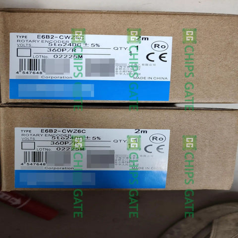 New In Box E6B2-CWZ6C Rotary Encoder High Resolution Incremental Encoder For Industrial Automation packaging view