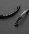 30 Pack 3 Inch Matte Black Cabinet Handles for Cabinets and Drawers shown on textured surface