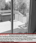Zero Drama Sliding Patio Door Tandem Roller Assembly Hella Smooth Steel Build With Dope Bottom Roll Action And Quick Snap Mount 2 Pack Heavy Duty Part shown with a cracked sliding door.
