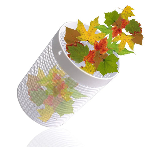 Upgraded Inline Pool Leaf Canister With Easy Open Lid And See Through Basket Fits Hayward W560 W530 Zodiac W26705 And Pentair R211084 with leaves