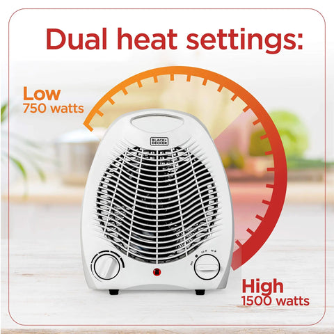 Cozy Personal Desk Heater For Office And Home Compact Space Heater With Three Modes Fan Low High Heat And Adjustable Thermostat model with dual heat settings