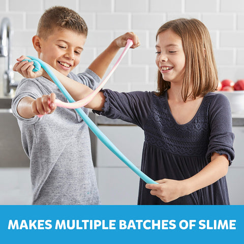 Kids playing with slime made using Clear Liquid School Glue For Arts And Crafts, Go To Washable And Non Toxic, 32 Ounces Bottle