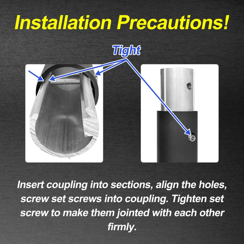 Installation of FM100 Keypad Mounting Post For Mighty Mule Digital Keypad FM137 FM136 Compatible, Ground Or Concrete Install, Adjustable Height For A Custom Fit, Weatherproof Black Post Built For DIY Ready Driveway Gate Setup