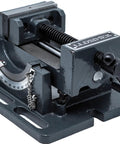 Heavy Duty Angle Drill Press Vise Three Inch Edition With Zero To Ninety Degree Tilting Rock Solid Powder Coated Cast Iron Build