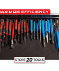 Low Profile Pliers And Wrench Organizer Rack 2 Pack For Tool Drawers Space Saving Holder For Pliers Wrenches Ratchets Vice Grips