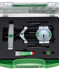 Heavy Duty Bearing Separator And Puller Set in foam case, includes quick release tension spindle, wide contact jaws