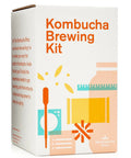 Organic 1 Gallon Kombucha Starter Kit With SCOBY Fermentation Jar Tea And Sugar Bottling Essentials And Clear At Home Brewing Instructions for Beginners box.