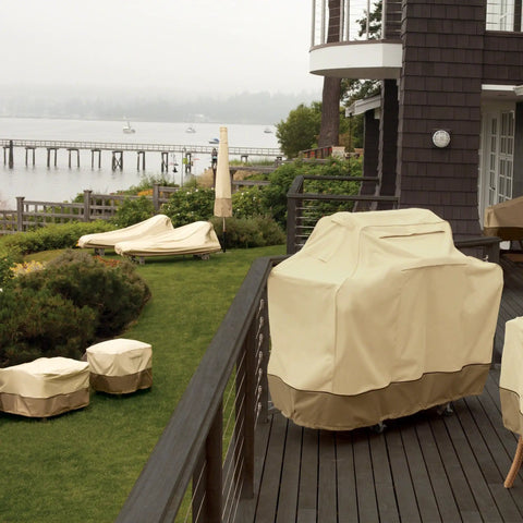 Veranda Water Resistant Patio Sofa Loveseat Bench Cover Heavy Duty Outdoor Furniture Protector 58 By 32.5 By 31 Inches