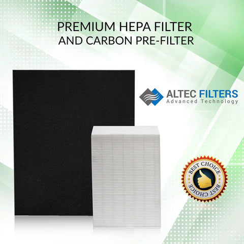 Premium Replacement Filters Bundle For Honeywell HPA Series Air Purifiers Featuring 2 HEPA Filters And 4 Activated Carbon Prefilters HRF R2