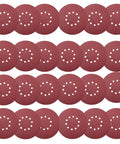 50 Piece 9 Inch Hook And Loop Sanding Discs Set For Drywall Sander 10 Hole Includes 60 80 120 150 240 Grits Aluminum Oxide Blend