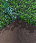 Vodaland Permeable Pavers EasyPave Grass And Gravel Driveway Grid 2 Inch Depth 35 Square Feet 14 Units Black 100 Percent Recycled Plastic Durable Paver System For Eco Friendly Driveways And Patios No Fuss Install shown with grass surface and water drainage.