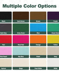 Colorful Iron On Patches For Clothes, 20 Piece Set In 20 Colors, 3.7 By 4.9 Inches, multiple color options display