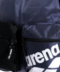 Do It All Swim And Sports Backpack 30L Navy Blue For Men And Women Multisport Daypack with wet and dry pockets detail view