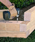 Exterior Grade Timber Screws 0.220 Inch By 4 Inch Double Barrier Coated used for outdoor wood assembly
