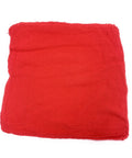 Beefy 50 Pack Shop Towels 14x12 Red Rags for Automotive, Industrial and Home Cleaning, soft 100 percent cotton towel close-up