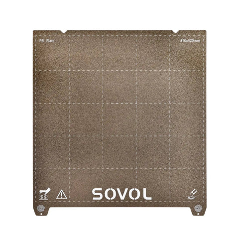 Heavy Duty Steel Build Plate With PEI Coated Magnetic Bed 310X320mm Fits Most Large Format Printers Hella Smooth Peel Straight Fire Adhesion Your Next Project Is Going To Be Epic