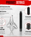 Harmonic Balancer Puller Set product details, showing heat-treated steel, slotted yoke, forcing screw, and 6-point design.