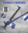 Illustration of 60 Inch High Lift Farm Jack 3 Ton Heavy Duty Utility Off Road Jack Ratcheting Bumper Lift, blue, features highlighted