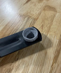 Beefed-Up Heavy Duty Windshield Wiper Linkage Bushings Set For Jeep Wrangler YJ 1987 1995, Front Four Bushings Replacement, OEM-Exact Fit, Durable, Easy Install, Improves Wiper Smoothness and Reliability, gray nylon bushing on black wiper arm