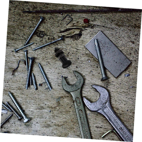 Heavy Duty Carbon Steel Reset Type Indexing Plunger For Industrial Machinery And Toolboxes Hella Durable Spring Loaded Pin on workbench with tools.
