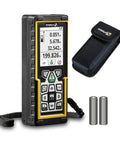 Long Range Laser Distance Meter With Bluetooth App For iPhone And iPad, Measures From 0.17 To 656.17 Feet, Lightweight Durable Digital Measuring Tool For Pros And DIYers.