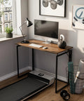 Grab-And-Go Foldable Desk With A 31.5 Inch Wood Top No Tools Needed No Assembly Required Compact Home Office Desk for small spaces