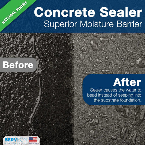 Tough As Nails Concrete Driveway Sealer With Penetrating Densifier For Indoor Outdoor Use Clear Natural Finish Waterproof Sealant For Pavers Sidewalks And Pools One Gallon