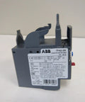 TF42-29 24 To 29 Amp IEC Overload Relay For AF Series Contactors, grey 3-pole unit with label details, side view
