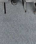 Heavy Duty Non Skid Forklift Floor Mat And Tractor Cab Protector With Tough As Nails Rubber Deck Pad in gray, showing footwell coverage.