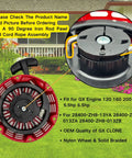 Replacement Pull Start Assembly Recoil Starter 28400-Z4M-306ZB Fits Honda GX120 GX160 GX200 4.0 5.5 6.5 HP 3000 Watt Generators