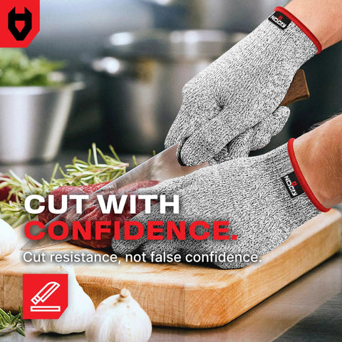 Pro Grade Cut Resistant Kitchen Gloves For Food Grade Safety Level 5 Meat Cutting For Chefs And Butchers With Superior Comfort