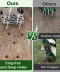 Pro-Grade Lawn Aerator Shoes With 5mm Metal Sole And Bend-Resistant Spikes, Fully Assembled, Adjustable Straps, comparison image
