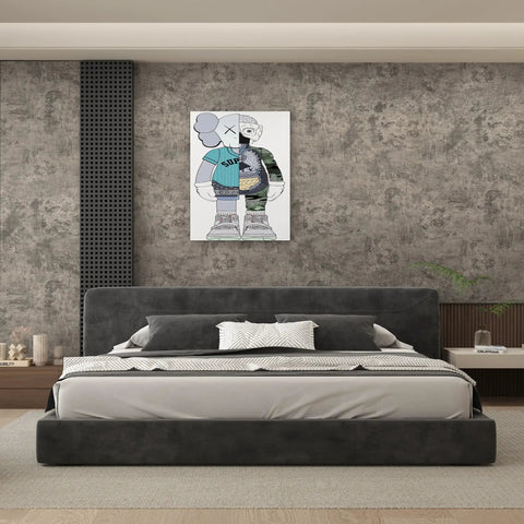 Extra Thick Concrete Peel And Stick Wallpaper 24 Inch By 354 Inch Light Brown Gray Taupe Self Adhesive Waterproof Vinyl Cement Look For Walls in bedroom