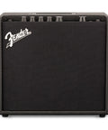 Front view of Mustang LT25 Guitar Amplifier 25 Watt Digital Modeling Combo Amp with 8 inch speaker and control knobs.