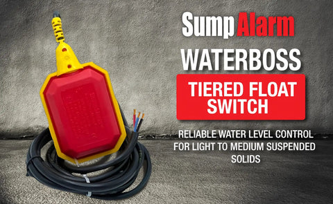 Heavy-Duty Sump Pump Float Switch With 10-Foot Water Level Sensor Adjustable Tether And Honeywell Microswitch