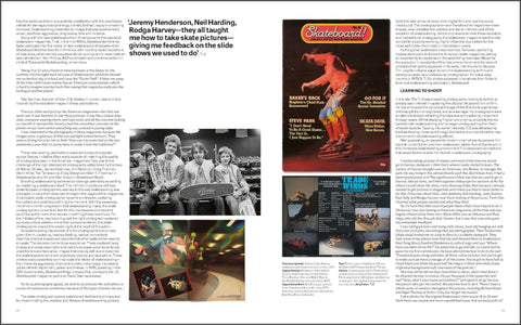Interior pages from Skateboarding Through A British Lens 1988 1995 Hardcover Read And Destroy Archive Of UK Skater Magazine 272 Pages
