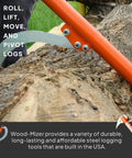 30 Inch Steel Hookaroon Built In The USA Orange Powder Coat Durable Steel Handles And Hooks For Log Handling