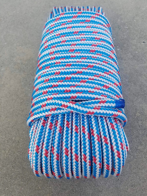 Heavy Duty Half Inch By One Hundred Fifty Foot Arborist Tree Climbing Rope Featuring Sixteen Strand Braided Build And Killer Knot Grip Made To Kick Butt For Tough Climbers Seeking Top Tier Action