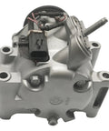 Remanufactured Air Conditioning Compressor With Clutch Hassle Free Swap Keeps The Cabin Crisp Crush Summer Heat Heavy Duty Auto Cooling System Solid Performer Tested Leak Free GG561 Cross Reference Replacement - close up.