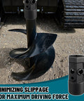2.3 Inch Auger Adapter Female Hex To Round Shaft For Heavy Duty Weld-On Repair Hub on machinery