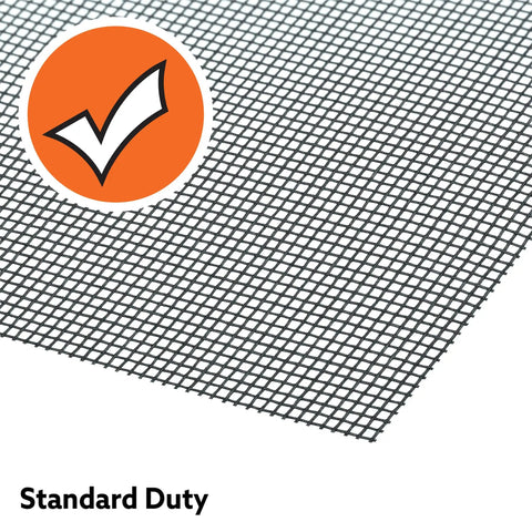 Fiberglass Window And Door Screen Mesh Roll Standard Duty 36In By 25Ft Charcoal Durable Screen With Crystal Clear Views