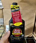 All Seal Stop Leak Preventer for Engine, Transmission and Power Steering, 8 Oz Quick Fix to Seal Gaskets and O-Rings, Versatile for Cars, Trucks, SUVs and Motorcycles, Single Bottle, black bottle front view