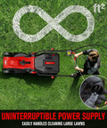 Corded Electric Lawn Mower With 14 Inch Cut And 11 Amp Motor, 30 L Grass Catcher, Upgraded Copper Torque For Dense Lawns, Quiet And Low Maintenance, No Gas, Quick Start, Ideal For Small To Medium Yards, top view on grass