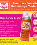 Spray On Crystal Clear Acrylic Sealer For Crafts 12 Oz Gloss Finish That Dries Quick Non Yellowing No Run Protective Coating