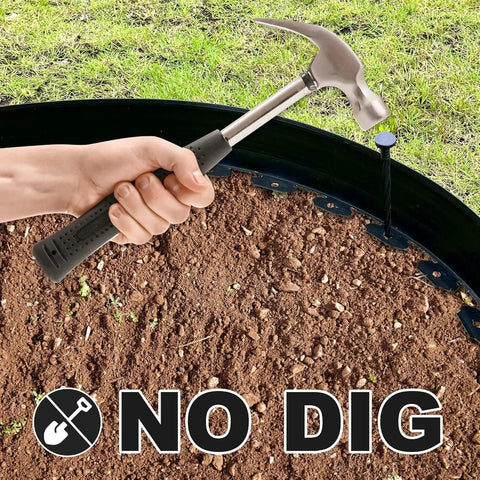 Easy Diy Garden Border Edging Roll 4 Inch High 66 Ft Total 2 Rolls Of 33 Ft With 100 Hard Stakes Flexible Plastic No Dig Landscape
