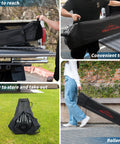 10x10 Pop Up Canopy With Sidewalls For Parties And Events, Easy Up Instant Setup, stored in roller bag for portability