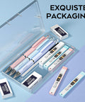 Cute 0.7mm Mechanical Pencil Set With Case Includes 3 Pastel Pencils 6 Lead Refills 3 Erasers 9 Eraser Refills Grab And Go Kit.