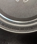 Close-up of Glass Plate Turntable Microwave Tray Replacement 12 Inch Diameter Model Specific Not Universal