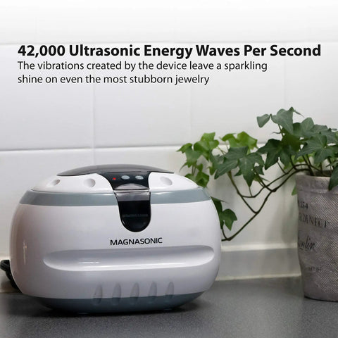 Top Rated Ultrasonic Jewelry Cleaner Delivers A Slick Shine To Eyeglasses Watches Rings Coins Razors And Gadgets Using Just Tap Water For Quick Deep Cleaning That Really Slaps And Leaves Everything Crisp in a compact design.